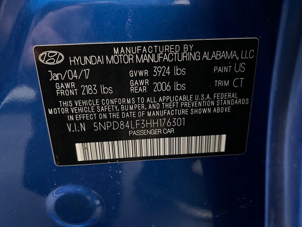 2017 Hyundai Elantra Value Edition