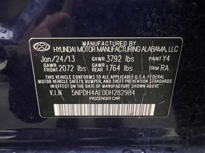 2013 Hyundai Elantra GLS