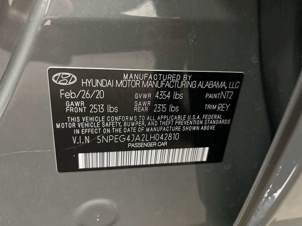 2020 Hyundai Sonata SE