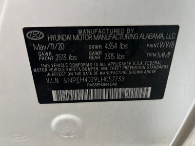 2020 Hyundai Sonata Limited