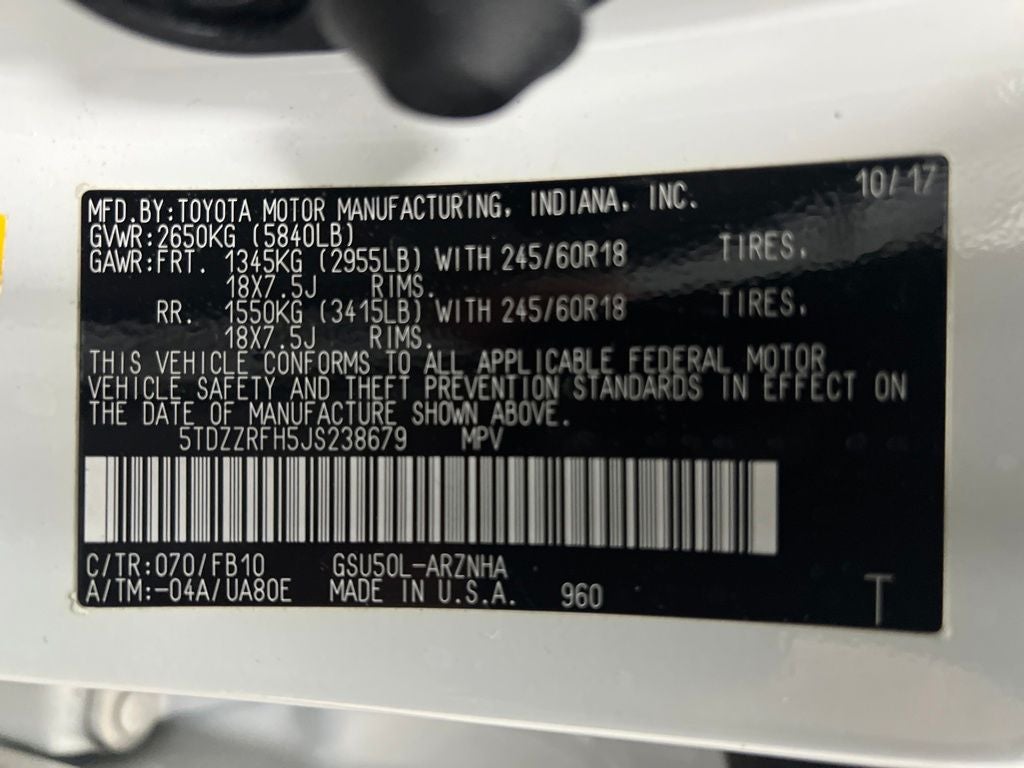 2018 Toyota Highlander LE