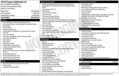 2018 Toyota Highlander LE