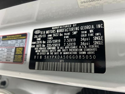 2016 Kia Sorento SX Limited