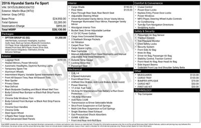 2016 Hyundai Santa Fe Sport 2.4 Base