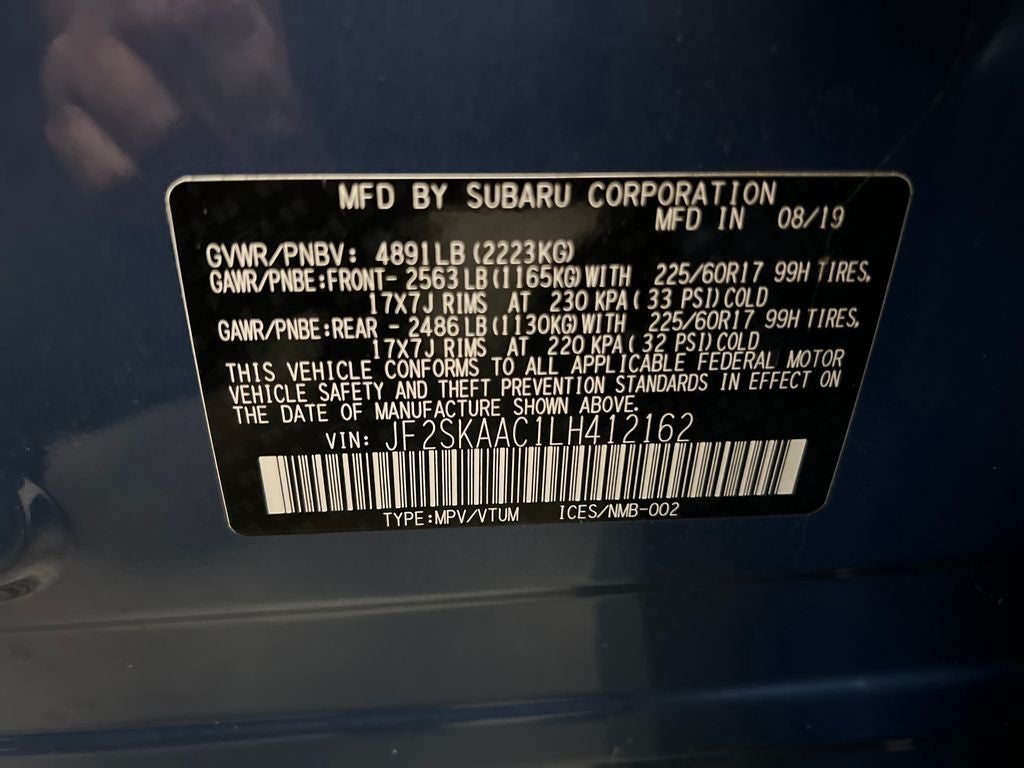 2020 Subaru Forester Base