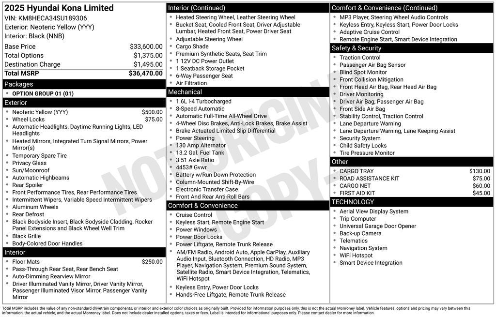2025 Hyundai Kona Limited