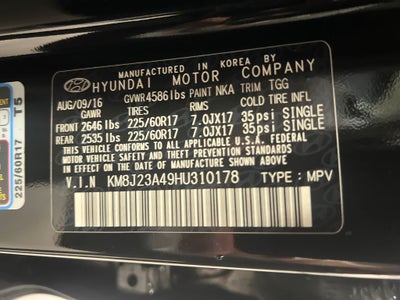 2017 Hyundai Tucson SE