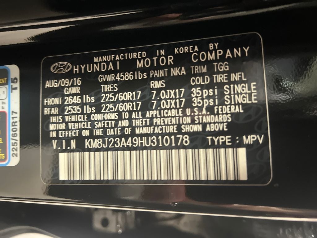 2017 Hyundai Tucson SE