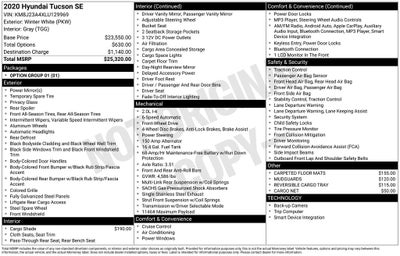 2020 Hyundai Tucson SE