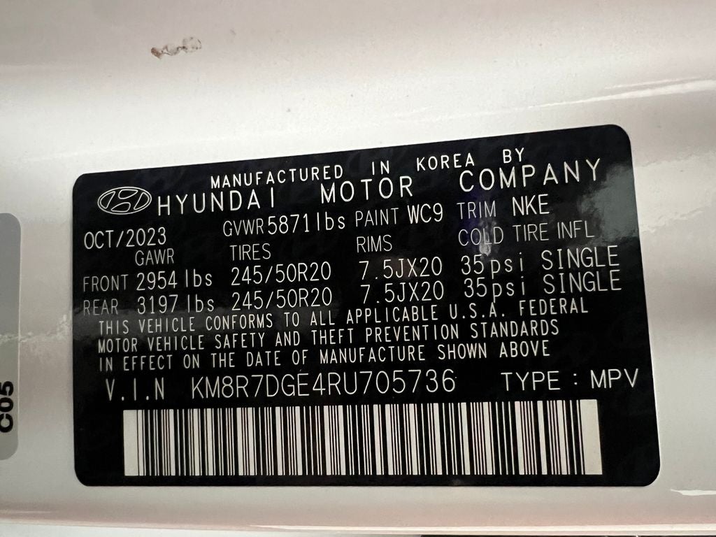 2024 Hyundai Palisade Calligraphy Night Edition