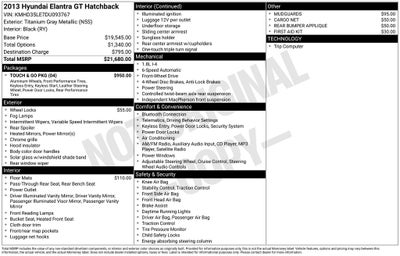 2013 Hyundai Elantra GT Base