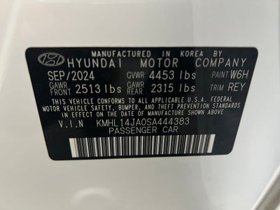 2025 Hyundai Sonata SEL Convenience