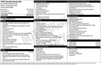 2023 Hyundai Sonata SEL