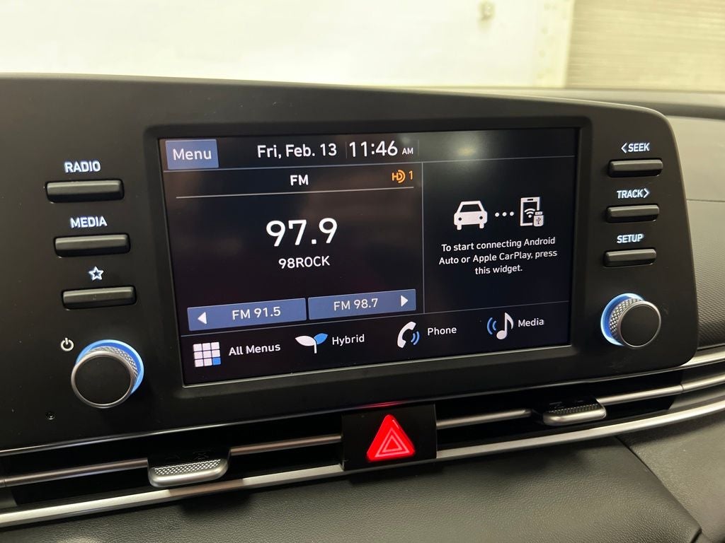 2025 Hyundai Elantra Hybrid Blue