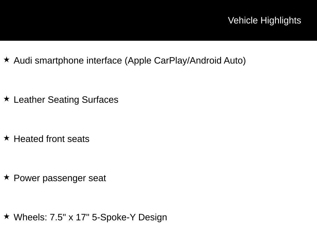 2018 Audi A4 2.0T ultra Premium