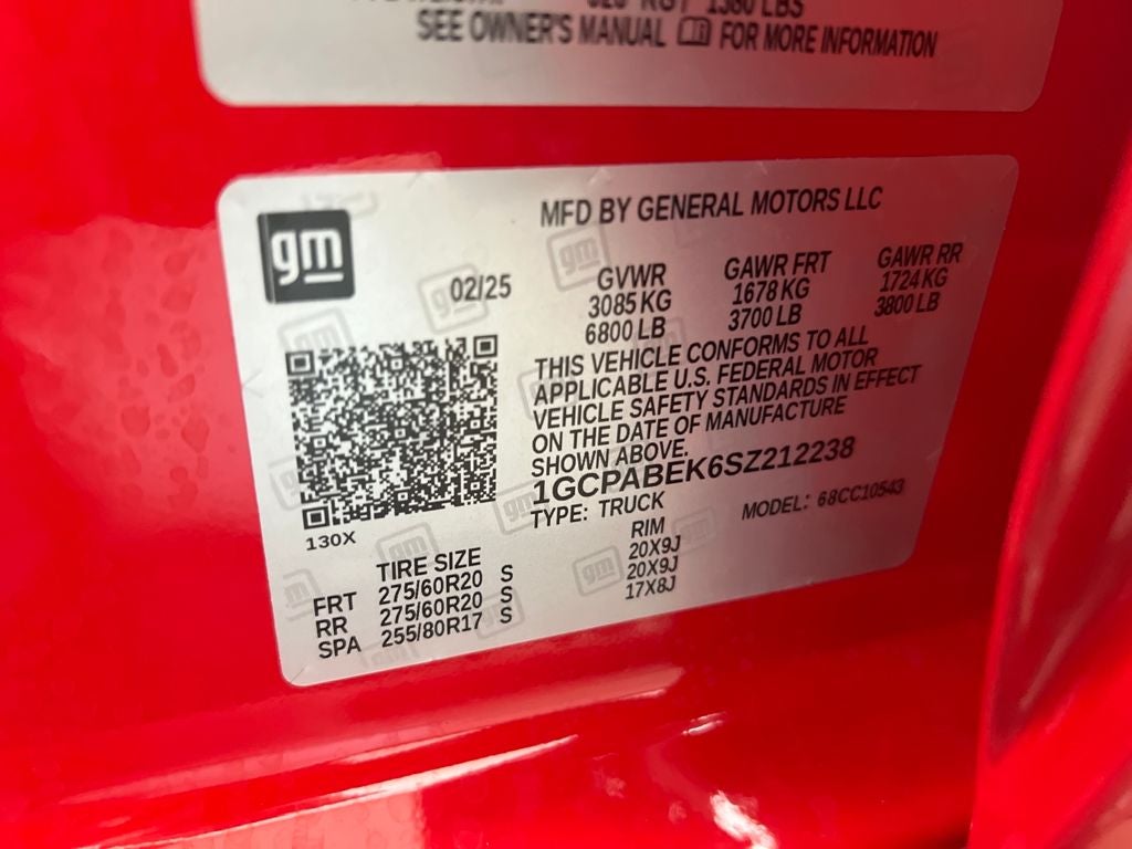 2025 Chevrolet Silverado 1500 2WD Crew Cab Short Bed Custom