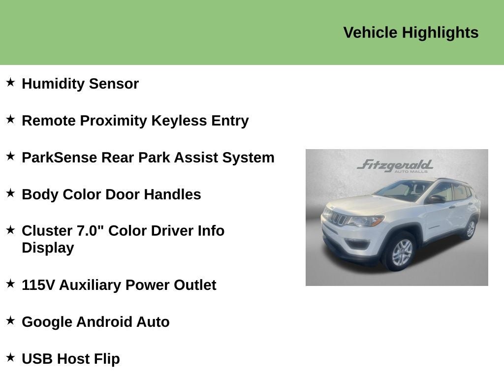 2018 Jeep Compass Sport FWD