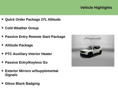 2017 Jeep Renegade Altitude FWD