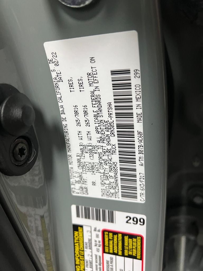 2022 Toyota Tacoma TRD Off-Road V6