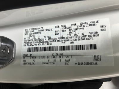 2020 Lincoln Corsair Standard