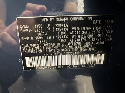 2025 Subaru Outback Onyx Edition