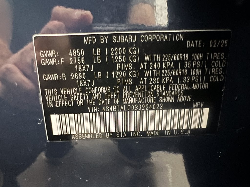 2025 Subaru Outback Onyx Edition