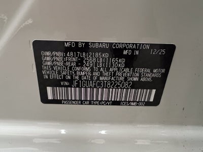 2026 Subaru Impreza Sport
