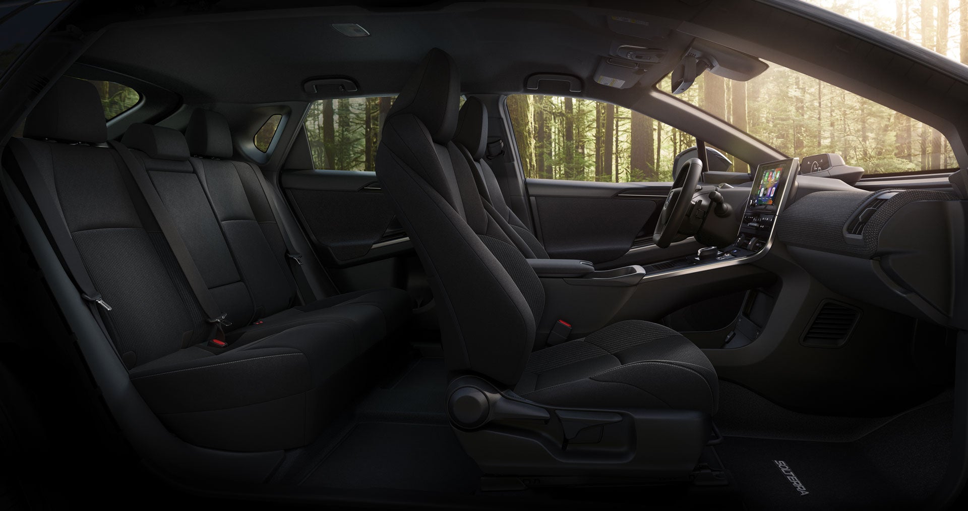 2025 Subaru Solterra Premium Shown in Black Cloth
