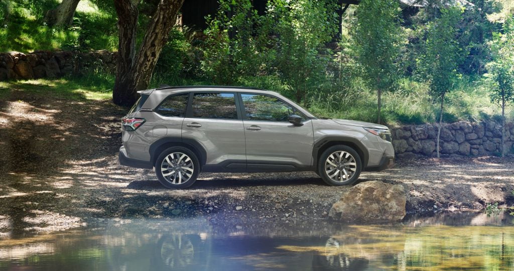 Subaru Outback - River side view