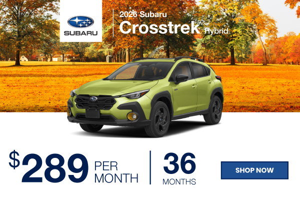 October 2026 Crosstrek Hybrid Offer Mobile Banner